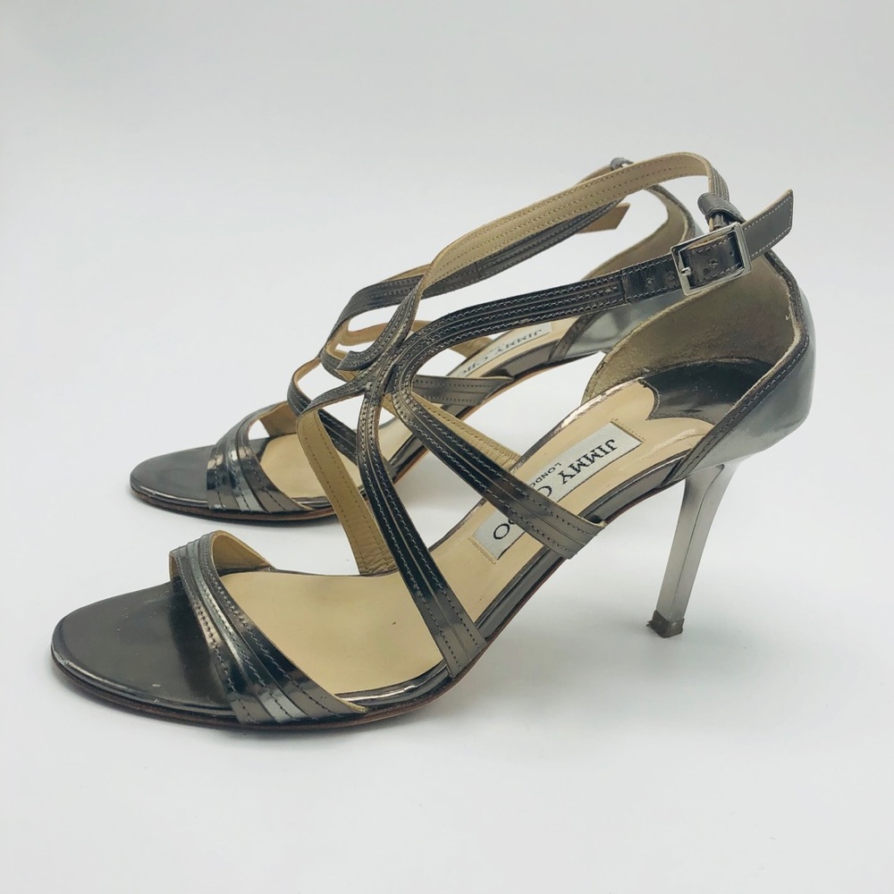 JIMMY CHOO strappy heels - LIKE NEW